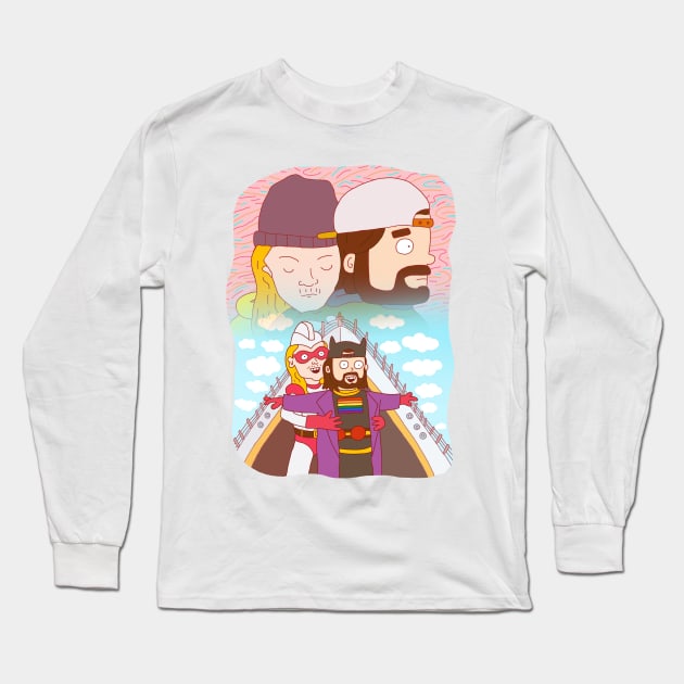 Jay and Silent Bob Titanic T-Shirt Long Sleeve T-Shirt by JorenCull